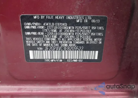 2014 Subaru Xv Crosstrek 2.0I Premium from USA, damaged, VIN JF2GPAVC3E8209522